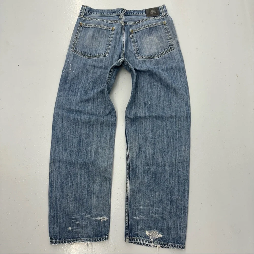 Y2K Levi’s Silvertab Jeans Low Loose Baggy Wide Skater Distressed - Picture 2 of 10